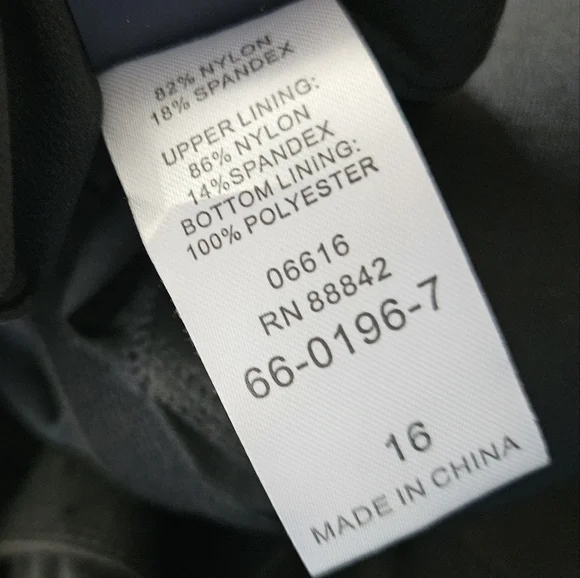 Swimsuits For All Pink Flower Sarong Front One-Piece Suimsuit, Size 16 - Picture 9 of 9